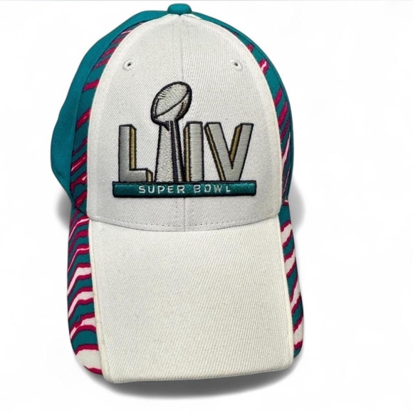 47 Other - Vintage Official Super Bowl LIV Cap - White and Teal One Size ‘47 Brand